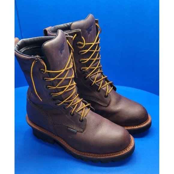 Red Wing Shoes Shoes Red Wing Logger Work Boots Steel Toe 442 H2o Size 9d Poshmark
